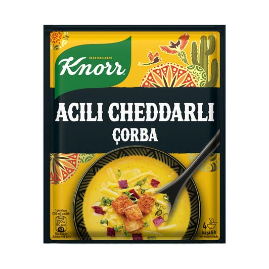 Knorr Acılı Cheddarlı Çorba 74 gr