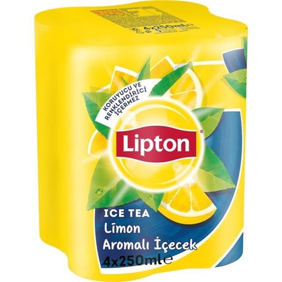 Lipton Ice Tea Limon 4X250 Ml