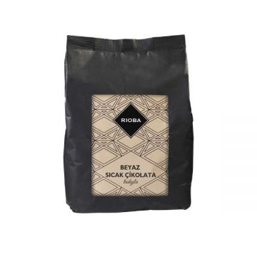Rioba Beyaz Çikolatalı ve Sütlü Beyaz Çikolata Aromalı İçecek Tozu 1 kg