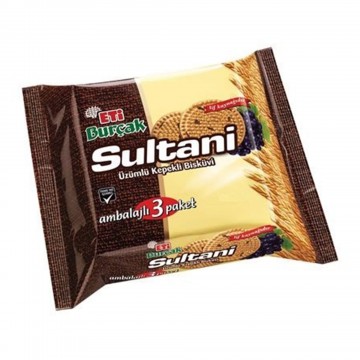 Eti Sultani Üzümlü Kepekli Bisküvi 369 Gr