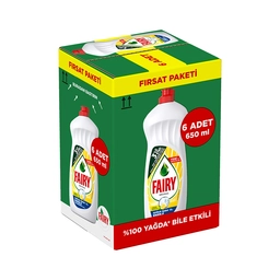 Fairy Bulaşık Deterjanı 6x650 Ml