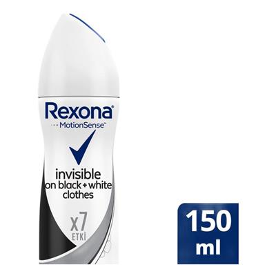 REXONA DEO 150ml BYN INVISIBLE ON BLACK & WHITE CLOTHES