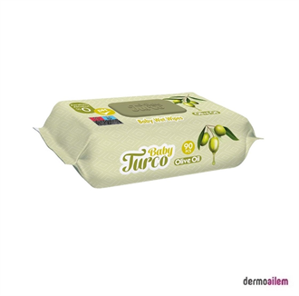 Baby Turco Zeytinyağlı Islak Havlu 90'lı