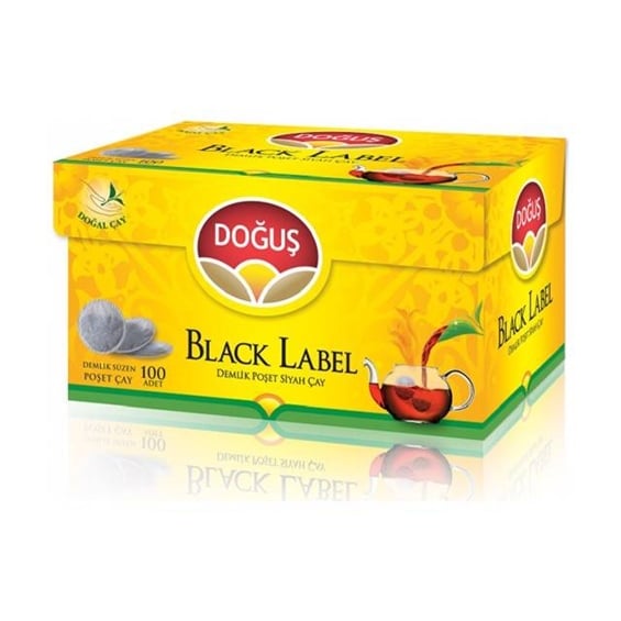 Doğuş Black Label Demlik Poşet Çay 100'Lü 320 Gr