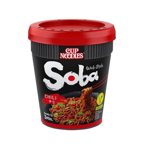 Nissin Soba Chilli Cup Noodles 92 gr
