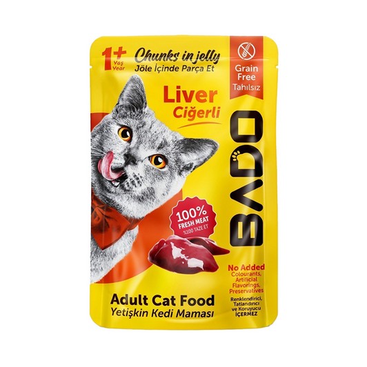 Bado 85 Gr Ciğerli Yetişkin Kedi Maması Yaş