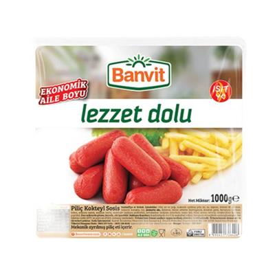 BANVIT KOKTEYL SOSIS KÜVET 1000gr