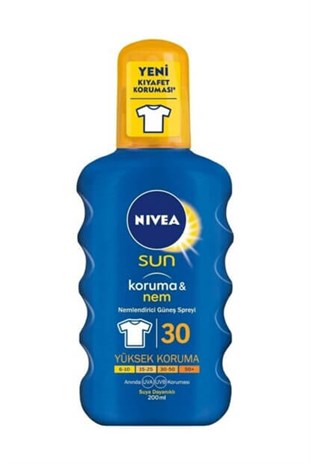 Nivea Sun Güneş Spreyi Koruma & Nem SPF30 200 ml