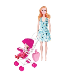 Oyuncak Almira ve Pusetli Bebeği