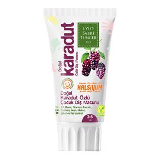 Eyüp Sabri Tuncer Doğal Karadut Özlü Çocuk Diş Macunu 60 ml