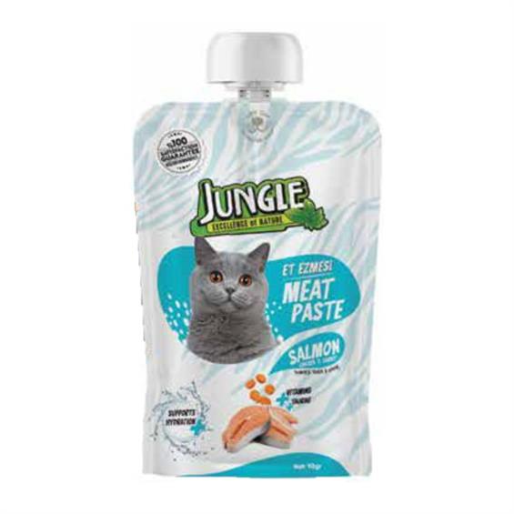 Jungle Kedi Et Ezmesi Somon ve Tavuklu 90 gr