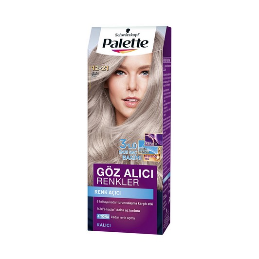 Palette Göz Alıcı Renkler 12-21 Gümüş Sarı