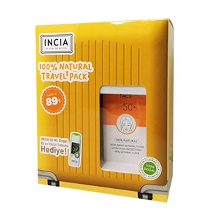 Incia Güneş Seti Yüz Kremi SPF50+ 50 ml + Sıvı Sabun Hediyeli