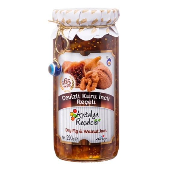 Antalya Reçelcisi Cevizli Kuru İncir Reçeli 290 gr