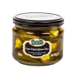 Sosero Peynir Dolgulu Jalapeno Biber 290 gr Cam Kavanoz