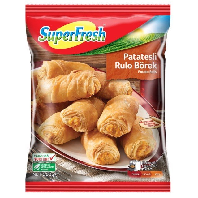 S.FRESH RULO BÖREK PATATESLİ 500 GR
