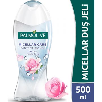 Palmolive Micellar Care Banyo ve Duş Jeli Gül Özlü 500 Ml