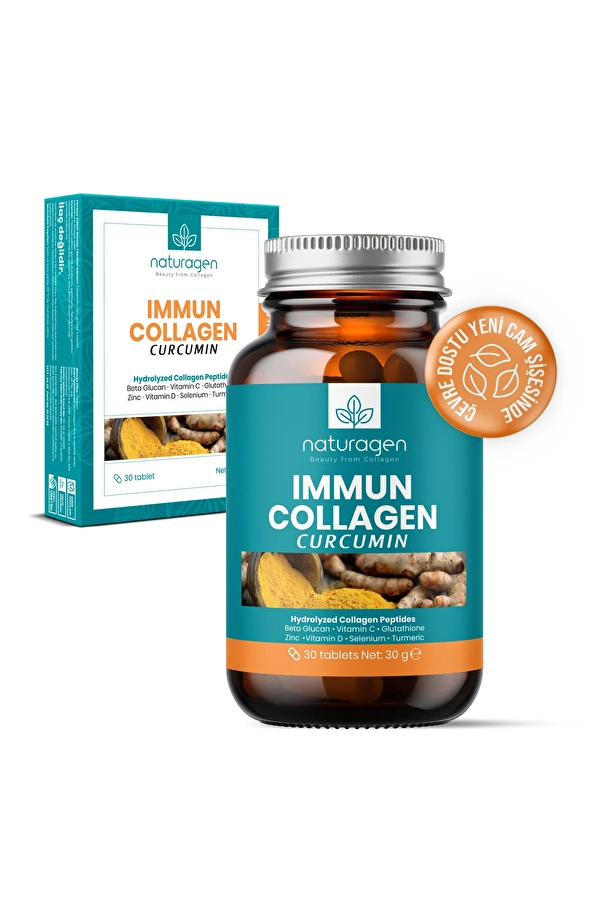Naturagen Kolajen Immun Curcumin(Zerdaçal)- 30 Tablet - Immune Assist