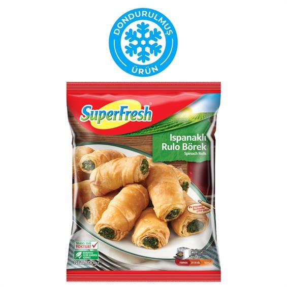 Superfresh Borek Rulo Ispanak 500 gr