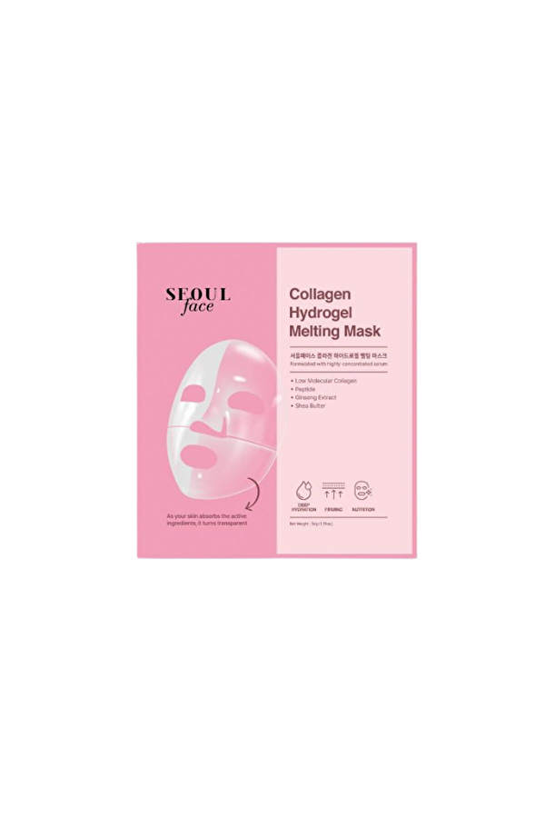 Dermal Kolajen Eriyen Şeffaflaşan Eriyen Maske