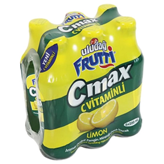 Uludağ Frutti C Max Limon 200 ml 6'lı