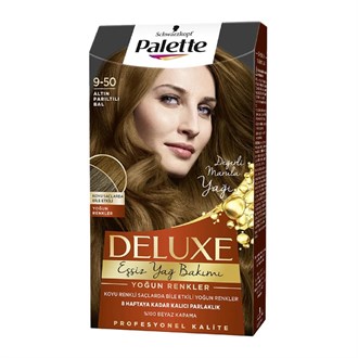 Palette Deluxe 9-50 Altın Parıltılı Bal Saç Boyası