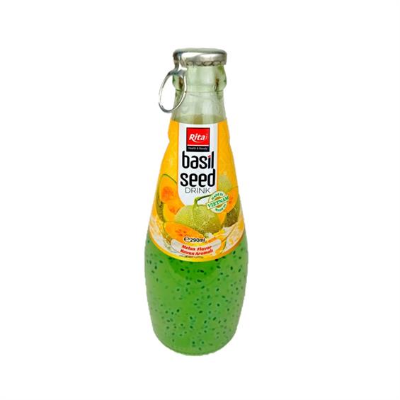 Rita Basil Seed Fesleğen Tohumlu Kavun Aromalı İçecek 290 ml