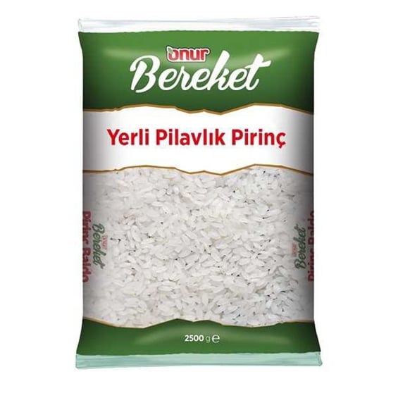 Onur Bereket Pilavlık Pirinç 2,5 kg