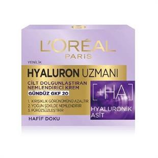 L'Oreal Paris Hyaluron Uzmanı Nemlendirici Gündüz Kremi 50 ml