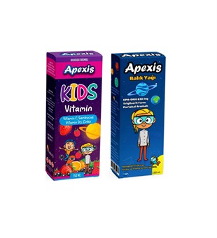 Apexis Balık Yağı 150 ml + Apexis Kids Vitamin Sambucus 150 ml
