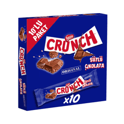 Nestle Crunch Pirinç Patlaklı Sütlü Çikolata 10x31,5 G