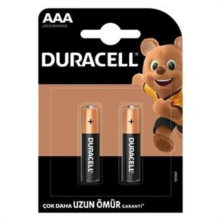 Duracell Pil AAA 2'li İnce Kalem Pil