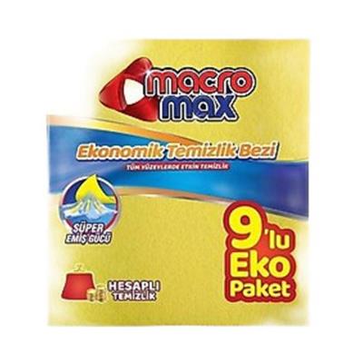 Macromax Temizlik Bezi 9lu