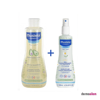 Mustela Banyo Seti (Papatya Özlü Şampuan 500 ml + Skin Freshener Sprey 200 ml)