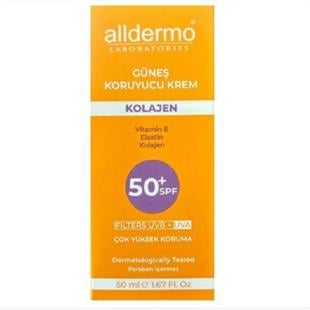 Alldermo Kolajen Güneş Kremi SPF50+ 50 ml