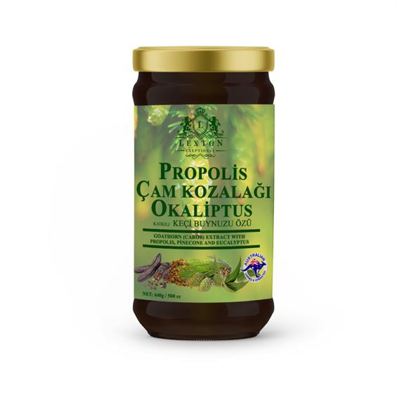 Lexton Propolis Çam Kozalağı Harnup 640 gr