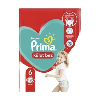 PRIMA KÜLOT BEZ TEKLI (6) 18LI