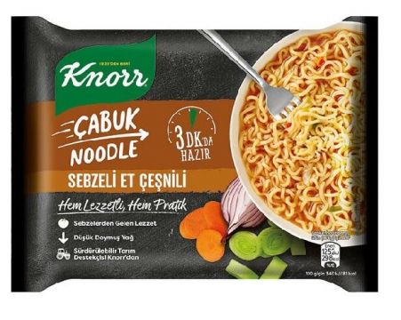 Knorr Çabuk Noodle Sebzeli Et Çeşnili 66 Gr