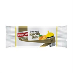 Koroplast Mandarin Kokulu Çöp Torbası Küçük Boy 40x45