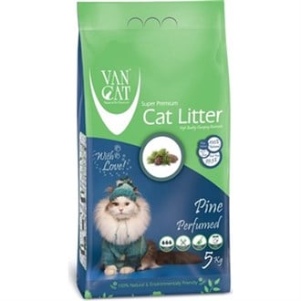 Vancat Çam Kokulu İnce Taneli Kedi Kumu 5 Kg
