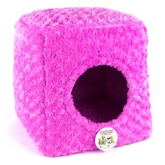 Pet Pretty Yuvalı Kedi ve Köpek Yatağı Peluş Pembe 40X40 Cm