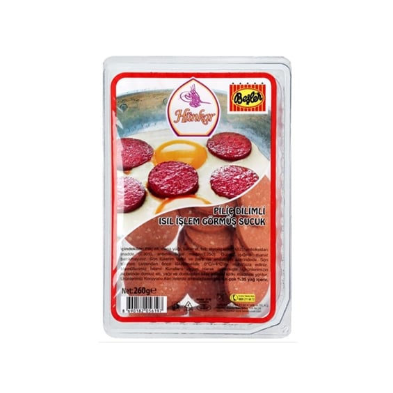 Beşler Hünkar Dilimli Sucuk 260 gr