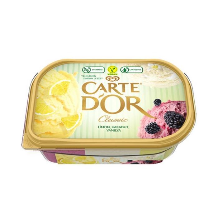 Algida Carte D'Or Classic Limon - Karadut 925 ml