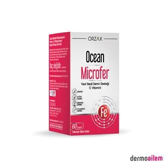 Orzax Ocean Microfer Takviye Edici Gıda 60 Kapsül