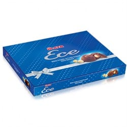 Ülker Ece Bütün Fındıklı ve Fındıklı Kremalı Sütlü Çikolata 215 Gr