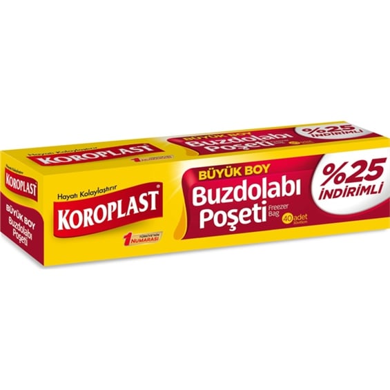 Koroplast Büyük Buzdolabı Poşeti 20'li