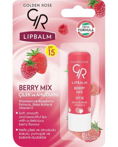 Golden Rose Lip Balm No: 09 Berry Mix - Dudak Bakım Kremi Ve Nemlendirici - 8691190515461