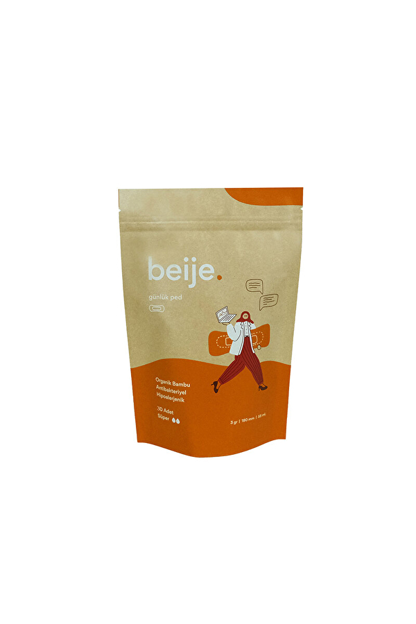 Beije Organik Bambu Süper Günlük Ped 30'lu