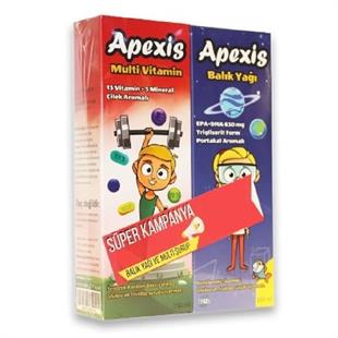Apexis Balık Yağı 150 ml + Apexis Multivitamin 150 ml