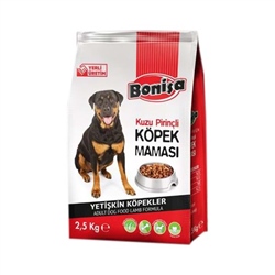 Bonisa Kuzulu ve Pirinçli Yetişkin Köpek Maması 2.5 kg